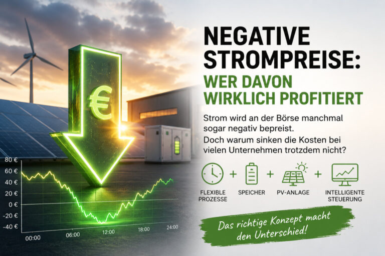 Negative Strompreise: Warum viele Unternehmen davon hören, aber nur wenige profitieren