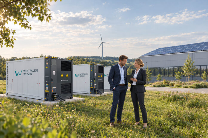 Westfalen Weser Batteriespeicher KI